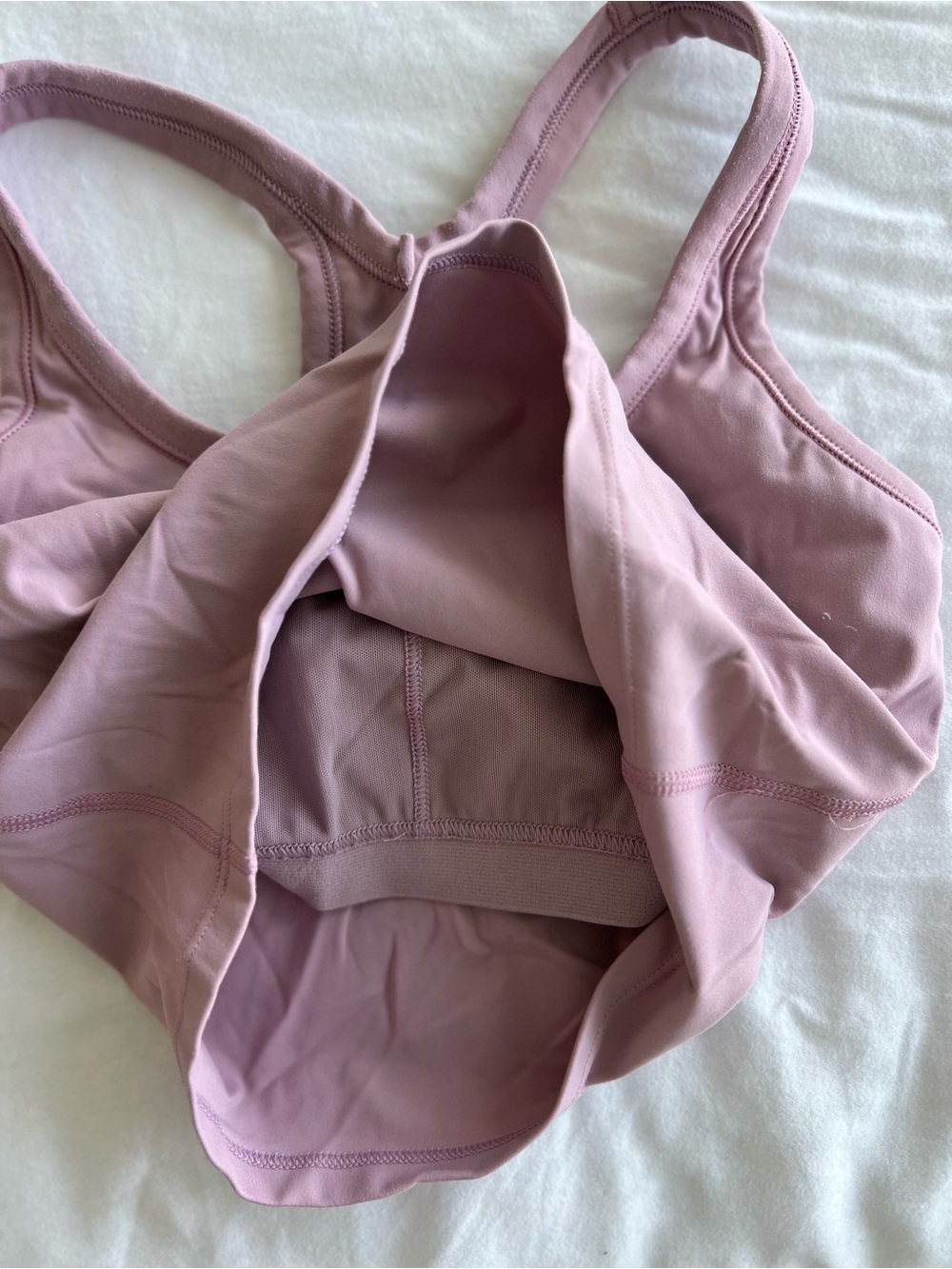 Amazon Mauve Racerback Cropped Tank - Picture 3 of 3